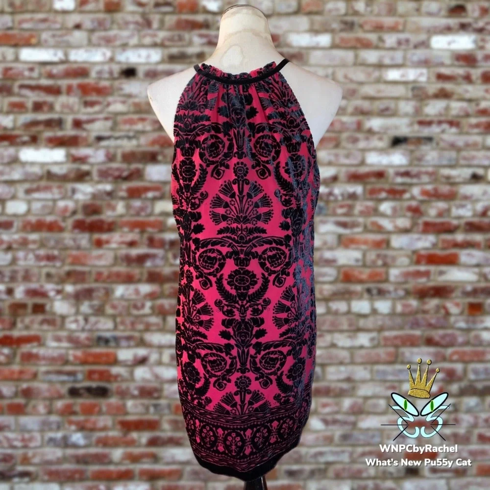 Max Studio (Edit) Burnout Velvet Shift Dress, Medium - Picture 6 of 9